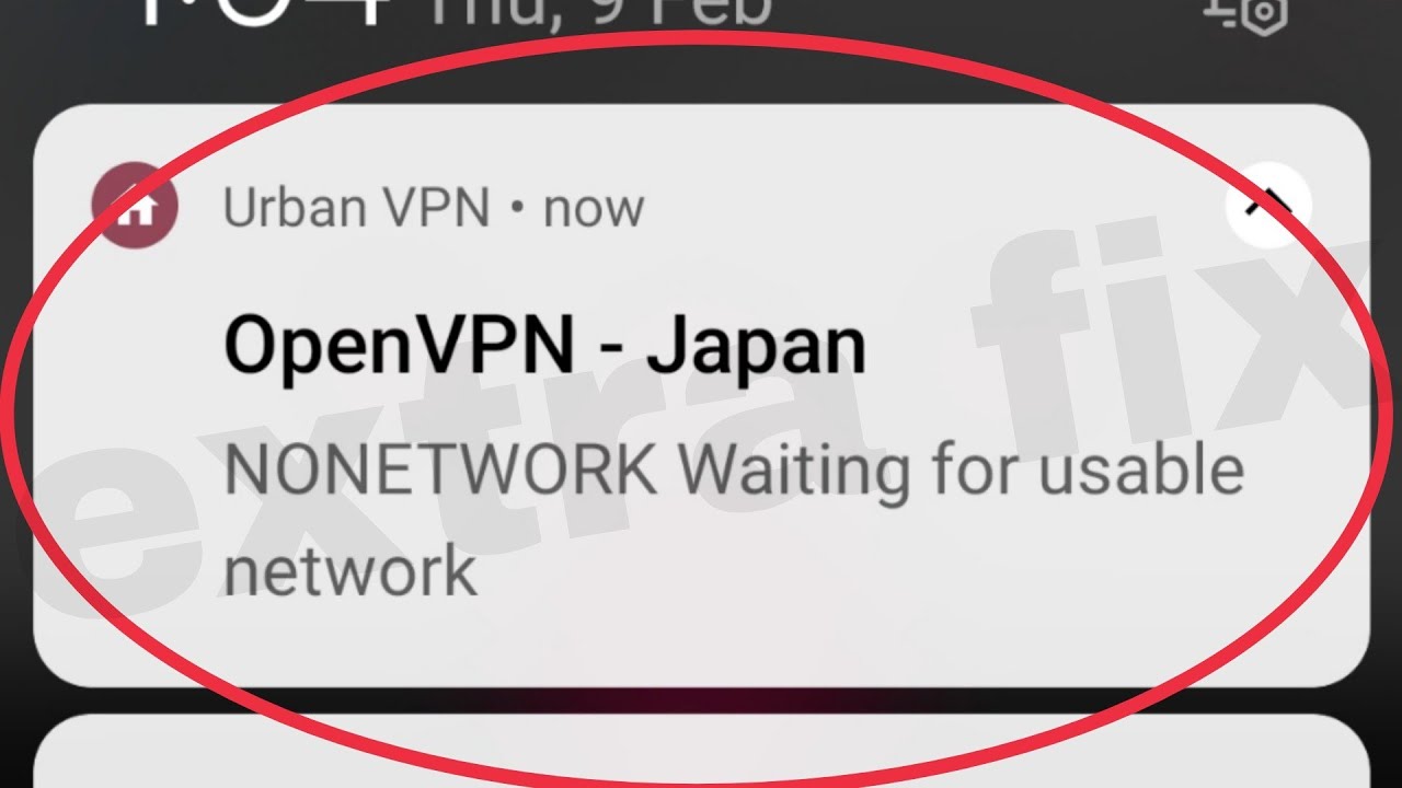 Urban VPN Fix No Network Waiting for usable network Problem Solve - YouTube