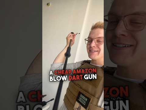 Shooting 9mm Out of a BLOW DART Gun? (How Deadly?) #civtac #fullautofriday #tactical