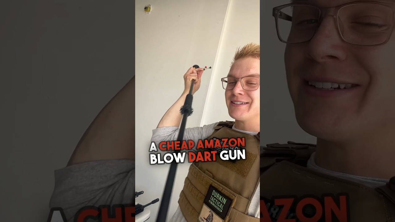 Shooting 9mm Out of a BLOW DART Gun? (How Deadly?) 