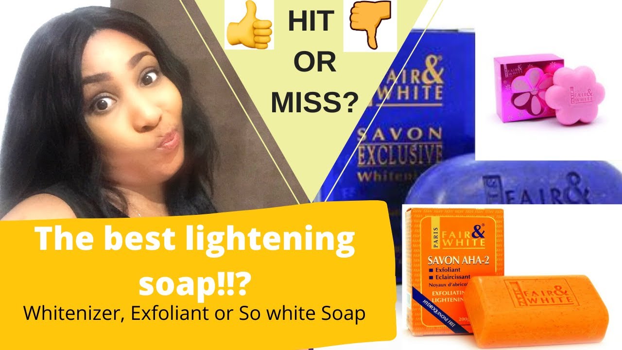 Best effective lightening whitening soap| Exfoliates your skin| Brighter complexion| Fair and White!