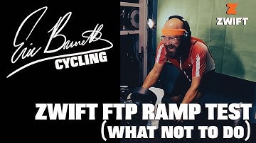 My First Zwift FTP Ramp Test (and what I did wrong!)