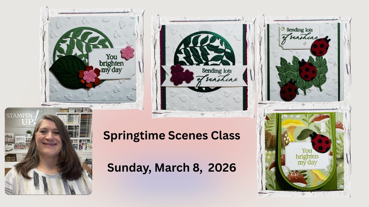 SUNDAY LIVE 🌸 Let’s Get Crafty Together  Springtime Scenes Bundle