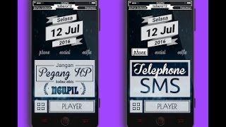 Klwp - TypoMelulu (Typography skin) screenshot 5