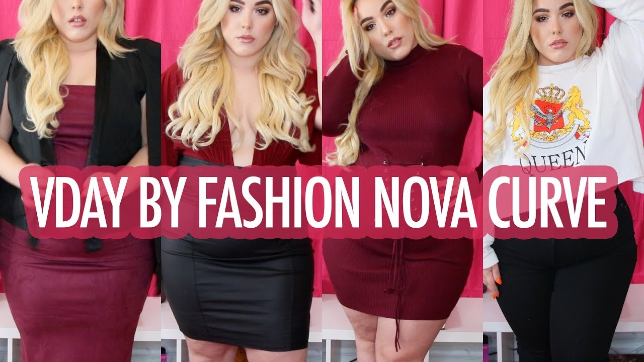 PLUS SIZE VALENTINE'S DAY OUTFITS FT. FASHION NOVA CURVE | FASHION127