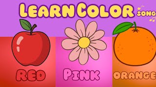 Learn Colors for Kids | Simple and Catchy Color Song | Red, Blue, Yellow, Green and More