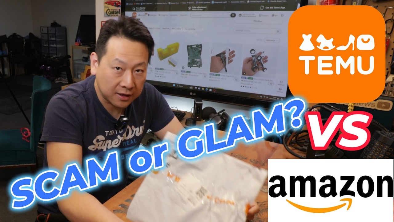 Testing out TEMU vs AMAZON UK shop like a billionaire
