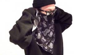 14-15 バンダナフェイスマスク FACE MASK 伸縮性 スノーボード スノボ 紫外線カット UVカット メンズ レディース SNOW BORAD snj-80