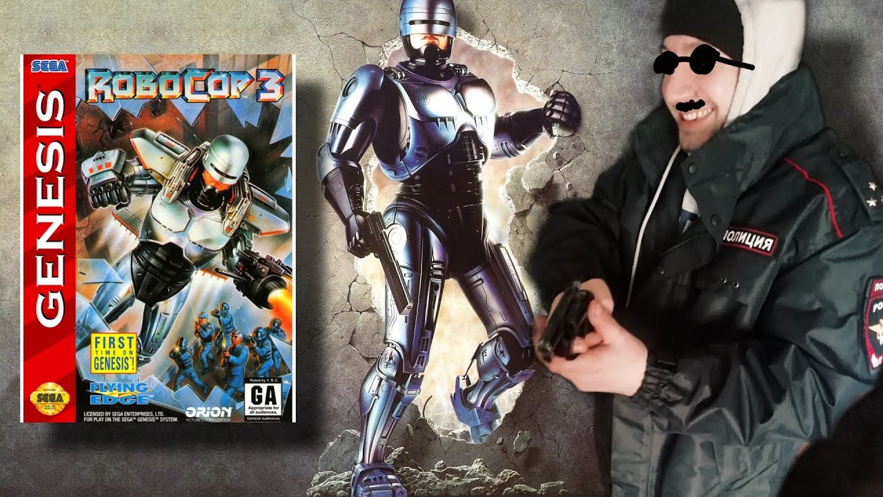 Robocop 3 Sur SEGA Megadrive – état Correct, Cartouche Seule