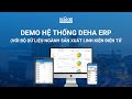 DEMO hệ thống DEHA ERP