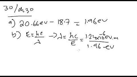 OpenStax College Physics Solution, Chapter 30, Problem 30 solution
