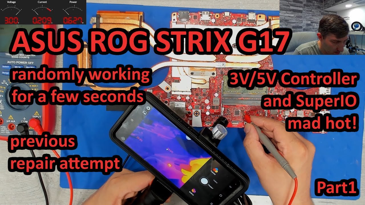 ASUS ROG STRIX G17 - Weirdest behaviour ever & Sparepartworld.com