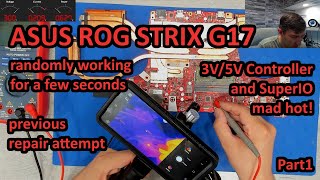 ASUS ROG STRIX G17 - Weirdest behaviour ever & Sparepartworld.com