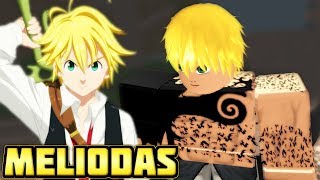 Becoming Meliodas From The Seven Deadly Sins In Nindo Rpg Beyond Roblox