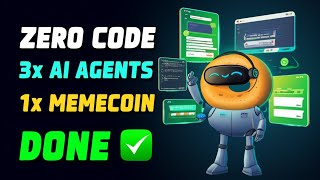 Autonomous AI Agents Built My Memecoin While I Watched - Website, Smart Contract & Branding (Part 2)