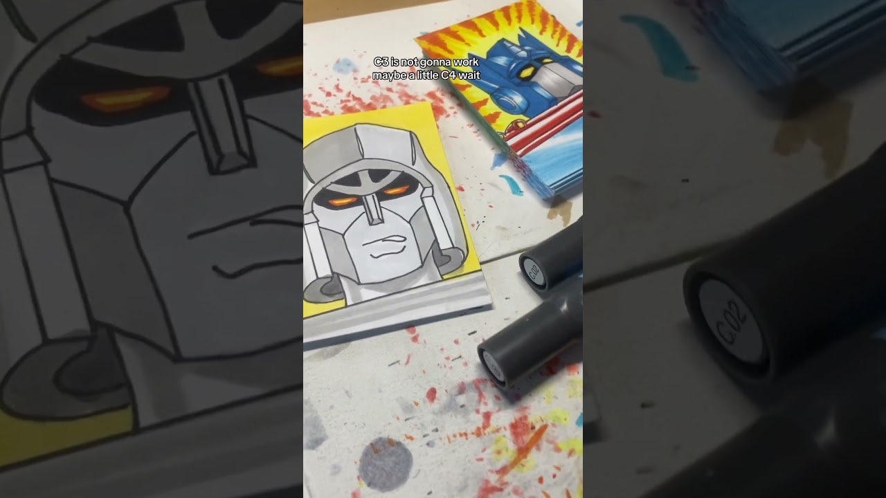 Sketch cards for the 