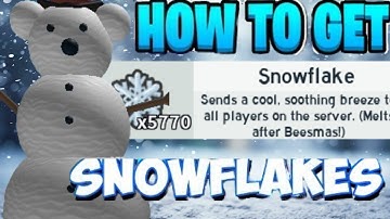 How to FARM *SNOWFLAKES* in Bee Swarm simulator (EASY 2024)