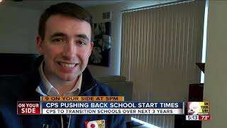 Cincinnati Public Schools pushes back school start times