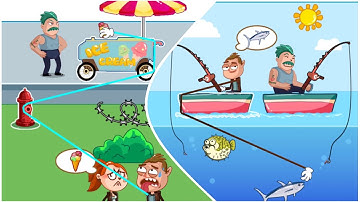 Troll Robber Steal it your way - All levels Gameplay walkthrough ( Android, iOS ) [ Level 1-4 ]