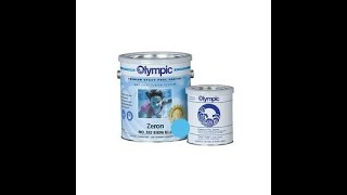 How to Paint your Pool with Epoxy Olympic Zeron Pool Paint
