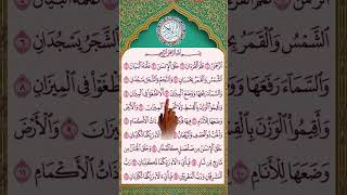 SUrah Ar Rahman #rahman #quran #shorts