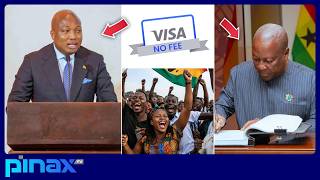 🚨Okudzeto Ablakwa Officially Introduces Ghana’s E-Visa Platform,Scraps Visa Fees for Africans 😳🔥