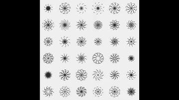 Duplicate multiple lines with Rotate. Draw by openFrameworks