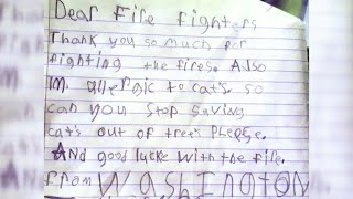 'Thank You' Letters Help Firefighters At Colorado Wildfires