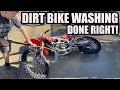 Dirt Bike Washing Done Right!