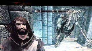 Skyrim Dragon skeleton dance