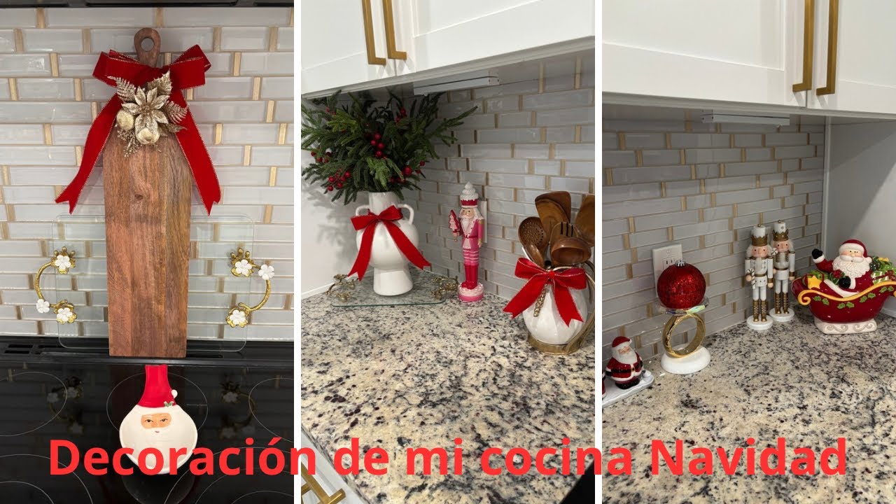 DECORACIÓN DE MI COCINA NAVIDAD 2025 