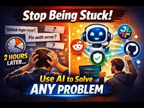 Stop Being Stuck: Use AI to Solve ANY Problem (GitHub, Coding, Work Issues)