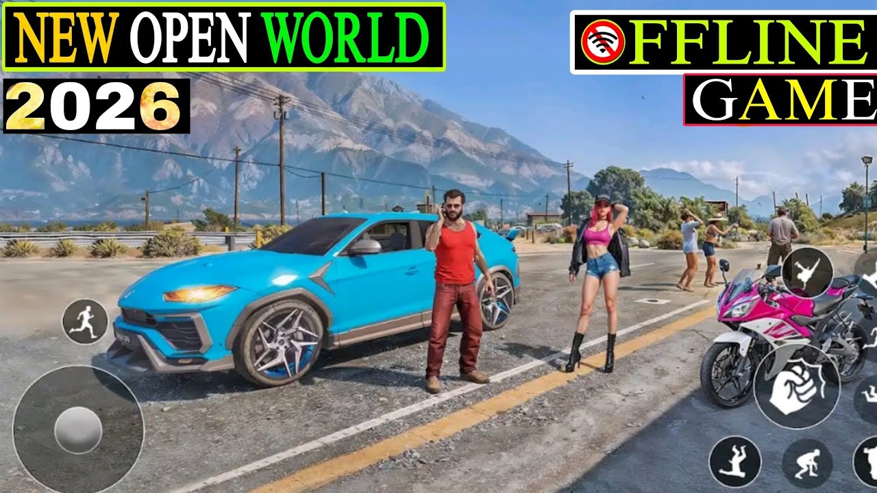 Best New Open World Games For Android 2026 || High Graphics Open World ...