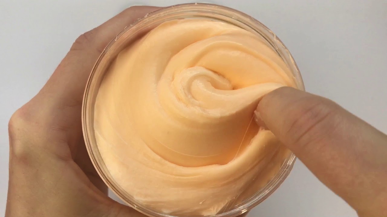 Creamsicle Swirl butter slime