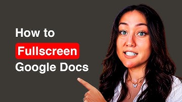 How to full screen in google docs on laptop, Pc & Mac