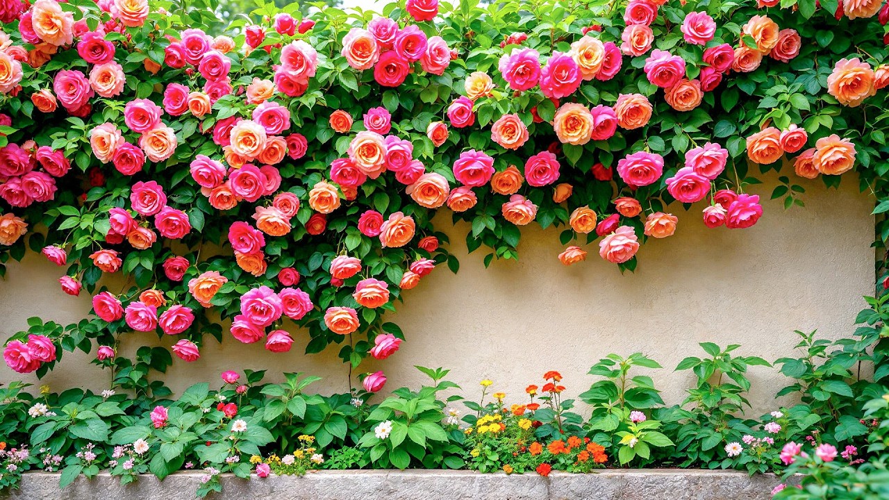 В живописной долине, вдали от цивилизации, скрывается захватывающий дух розовый сад