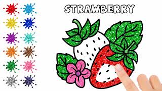 Fruits Coloring game for kids screenshot 2