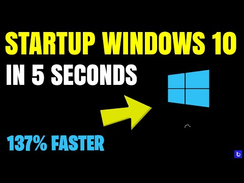 How to Fix Slow Boot/Startup on Windows 10 (137% FASTER THAN BEFORE)