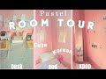 CUTE ROOM TOUR 🧚‍♀️🤍🌸 (pastel, korean, kpop,aesthetic,coconut girl,that girl, pink, desk, bed,japan)