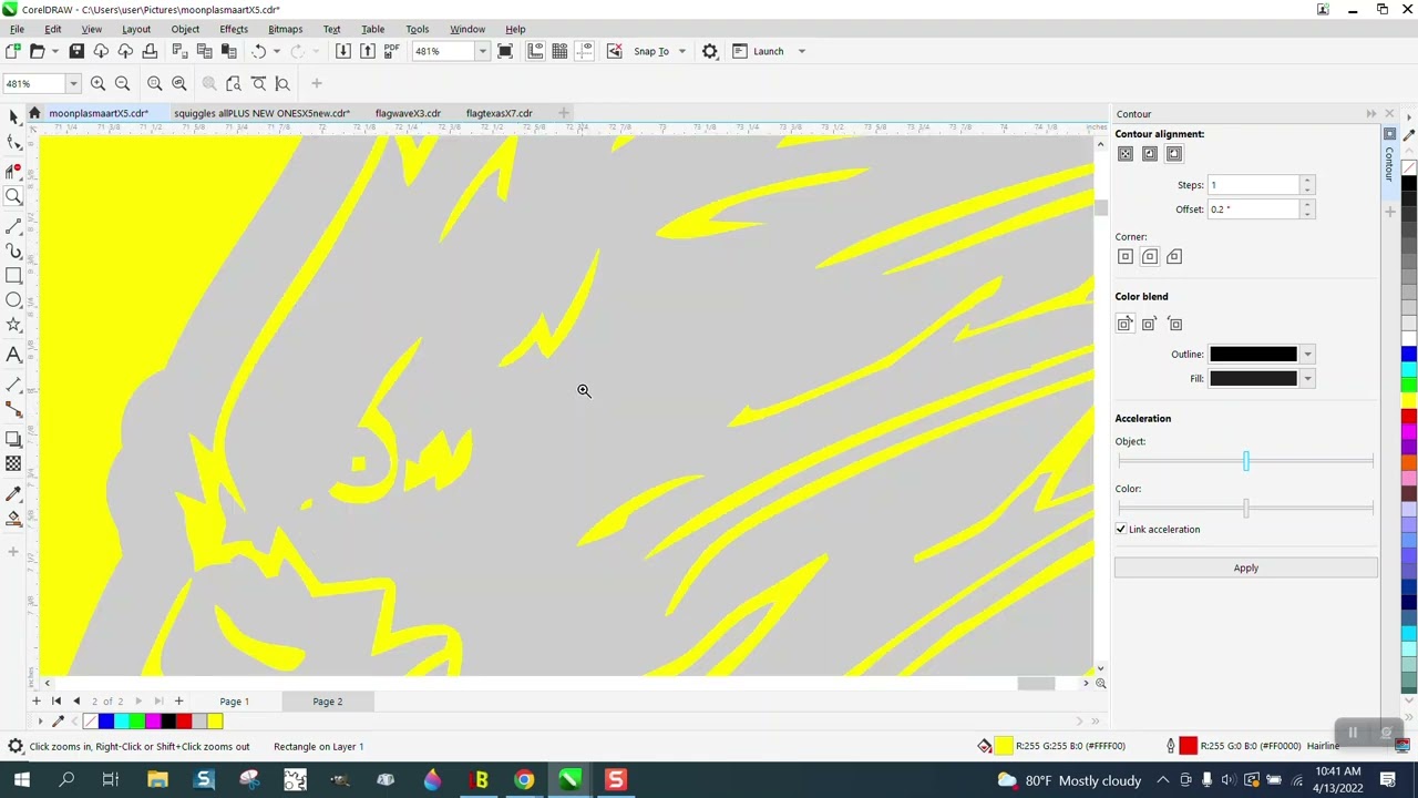 Corel Draw Tips & Tricks Clean up for a Plasma Cutter Indian head dress Part 2