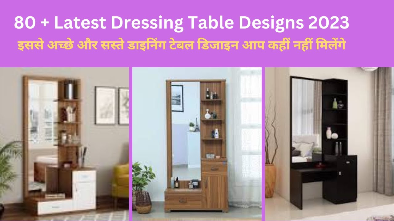 Trending dressing table design ideas for your home