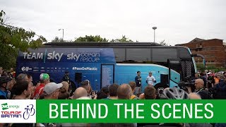 Sports Performance Inside the Team Sky Bus | Tour of Britain 2018