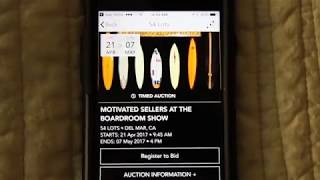 How To Download California Gold Surf Auction APP for your phone screenshot 1