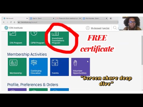 CFA Institute Investments Foundations program | FREE certificate deep dive