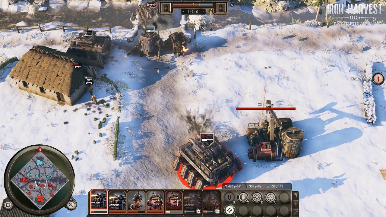 Iron Harvest Multiplayer Match 3 Kickstarter Alpha 2 No