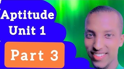Aptitude unit 1 division algorithm part 3