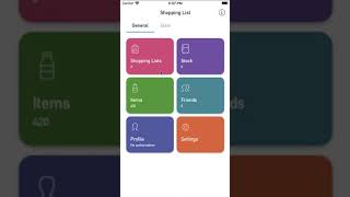 Shopping lists. Add, change and delete shopping lists. screenshot 5