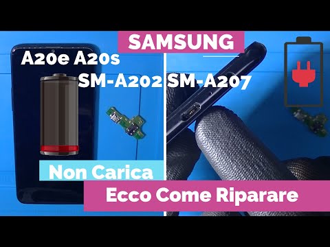 Samsung Galaxy A20 che non carica. Ecco come riparare