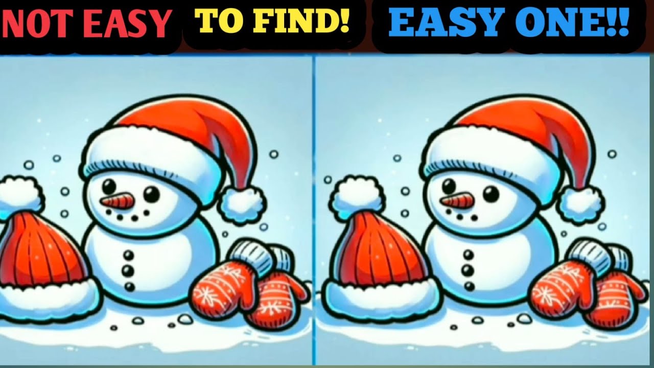 😎[Find the difference] NOT EASY TO FIND! EASY ONE!! 🙂 [Spot the ...