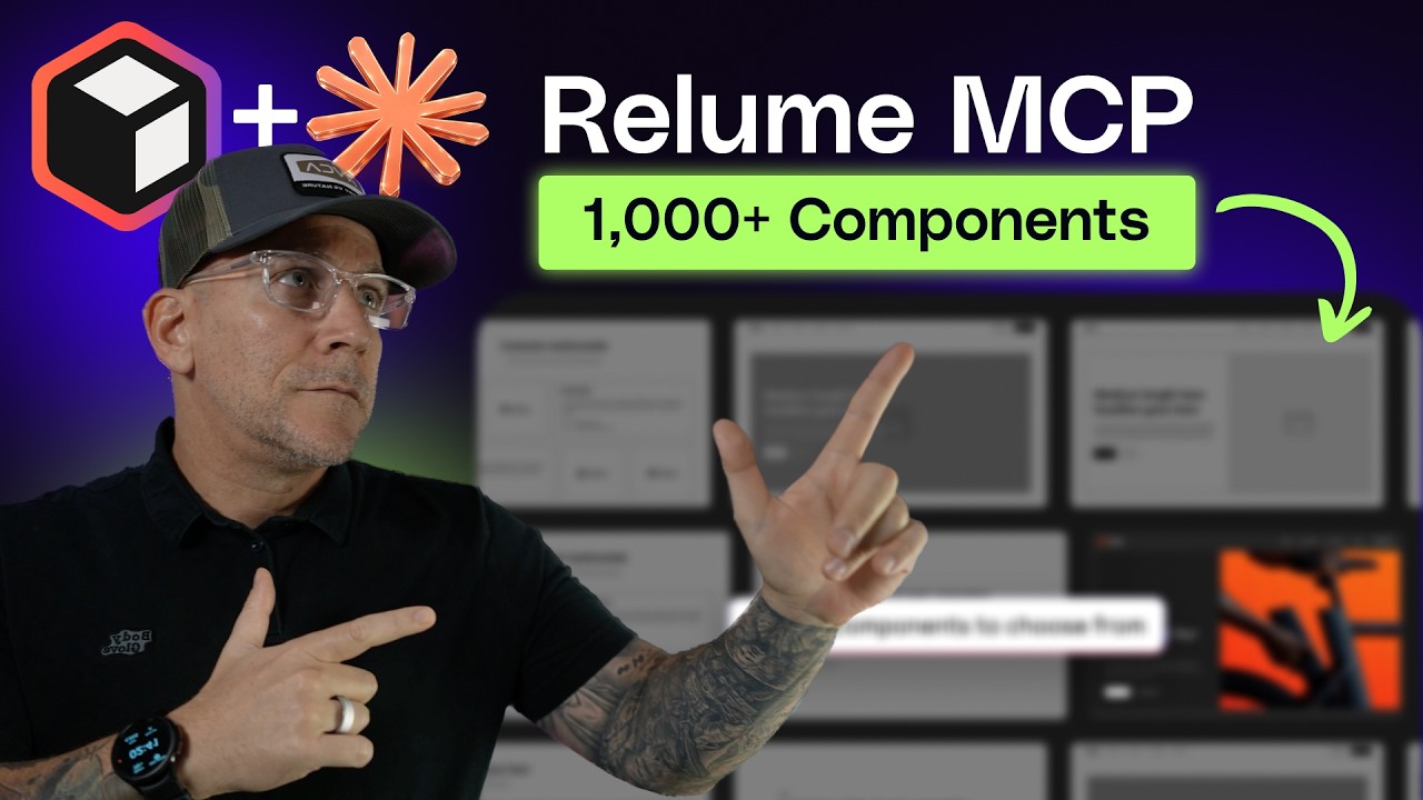 Thumbnail for Relume MCP Gives Claude Super Powers (with 1000+ Components)