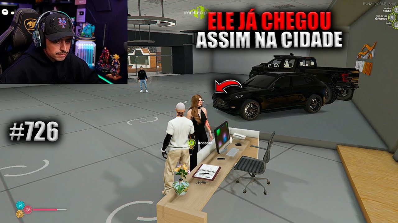 ELE JÁ CHEGOU ASSIM NA CIDADE! EP 726